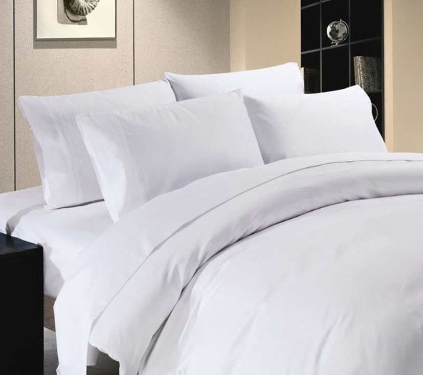 Ga giường trắng được sử dụng hầu hết tại các phòng ngủ trong khách sạn