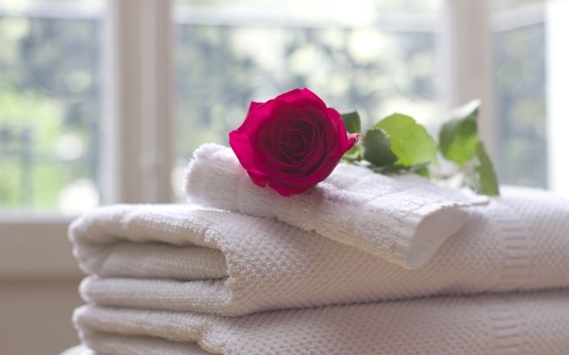 Một không gian luôn sạch sẽ và những chiếc khăn tắm vệ sinh sẽ rất được cảm tình