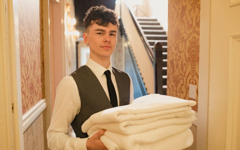 Khăn tắm dùng cho khách sạn là một yếu tố tạo nên chất lượng dịch vụ khách hàng