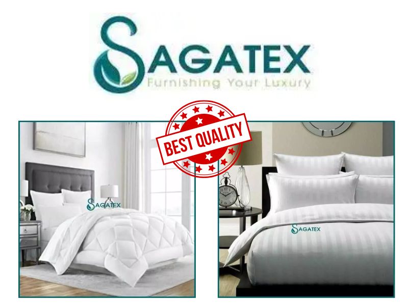 Chất liệu ga gối khách sạn Sagatex có chất lượng cao