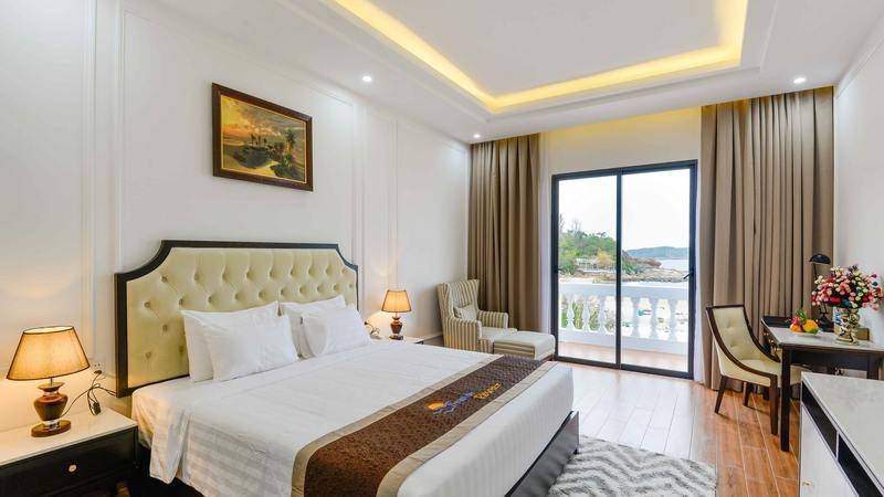 Mẫu ga giường khách sạn sọc trắng 3m Sagatex